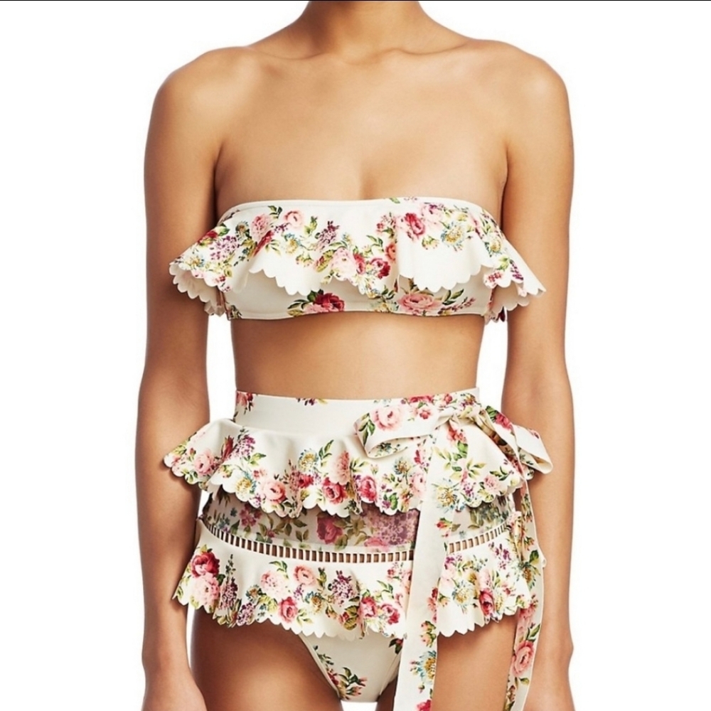 Zimmermann Honour High-Waisted Bikini Set *NWT*